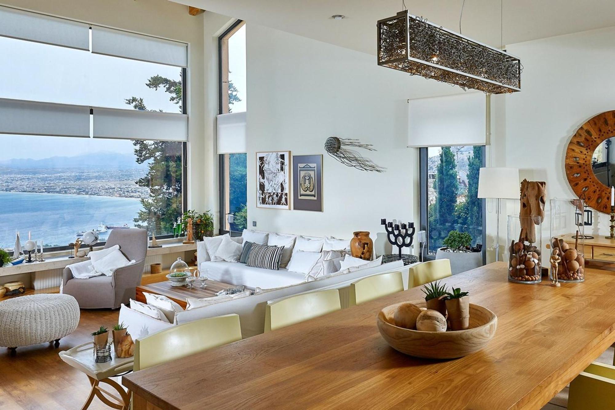 Villa Vollard With Amazing View Pool 伊拉克利翁 外观 照片
