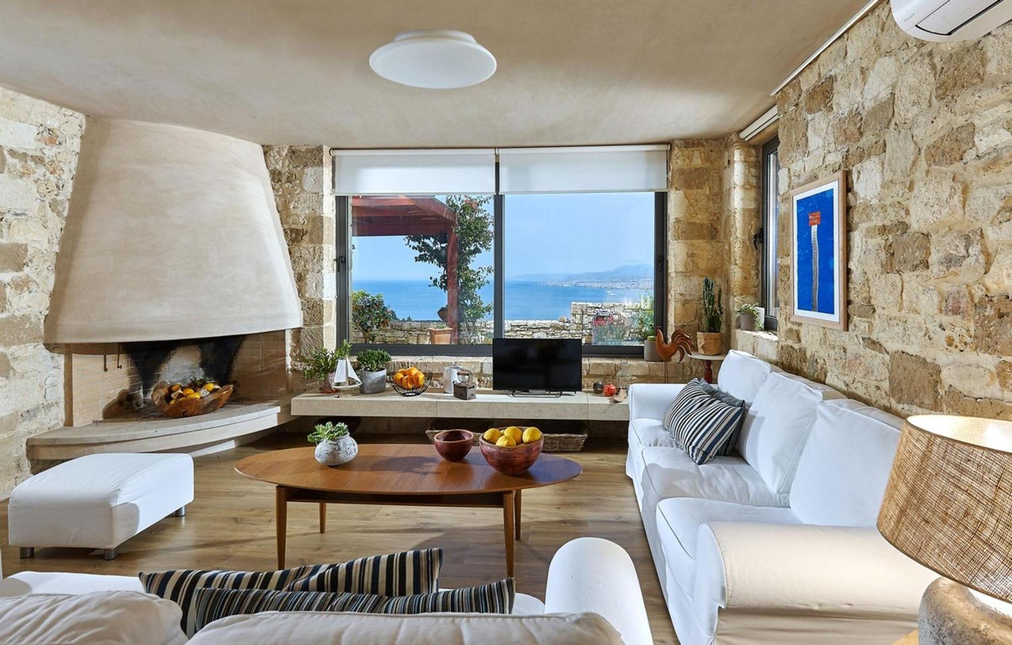 Villa Vollard With Amazing View Pool 伊拉克利翁 外观 照片