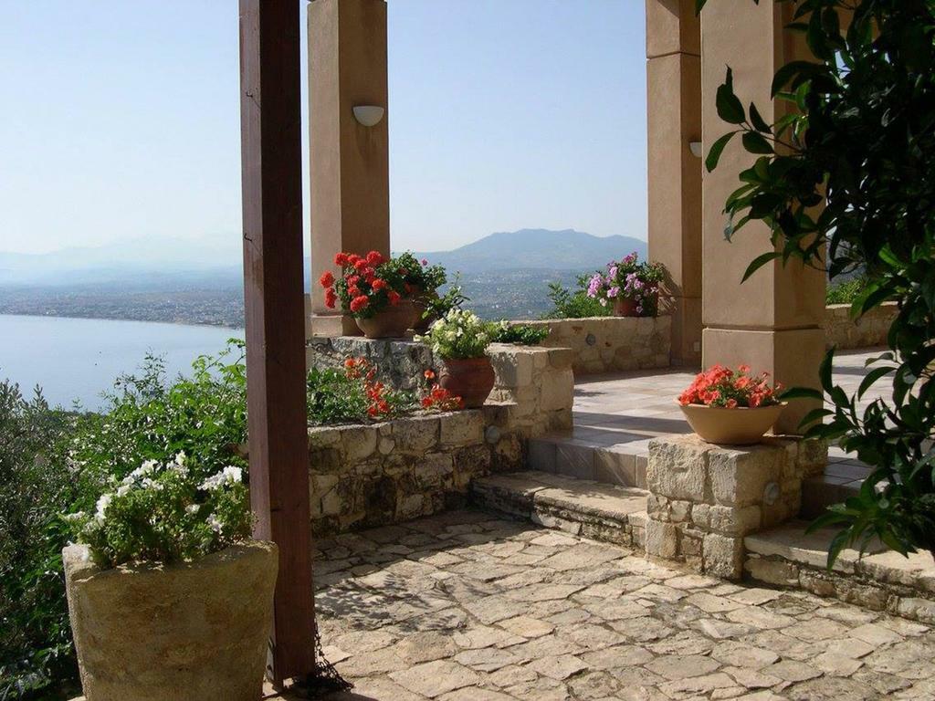 Villa Vollard With Amazing View Pool 伊拉克利翁 外观 照片