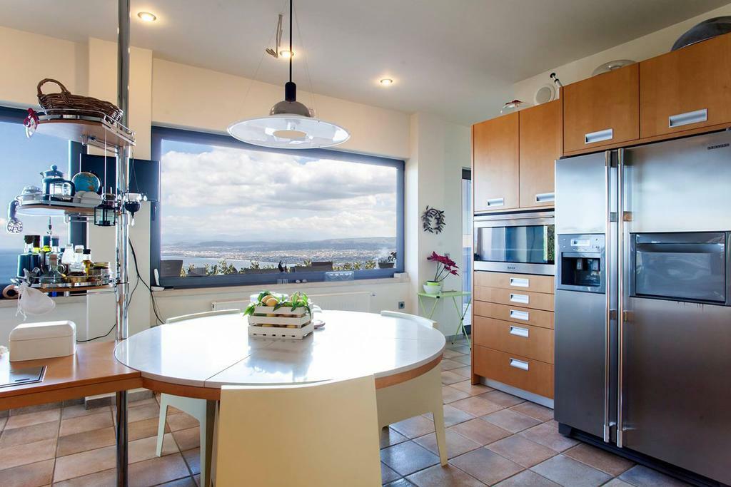 Villa Vollard With Amazing View Pool 伊拉克利翁 内观 照片