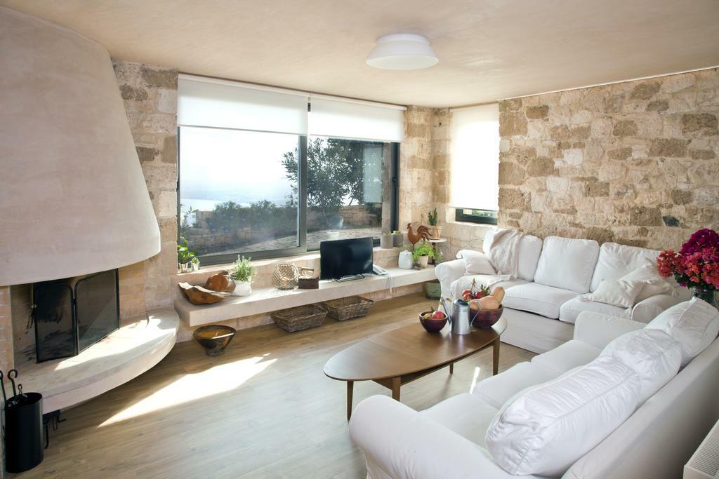Villa Vollard With Amazing View Pool 伊拉克利翁 内观 照片