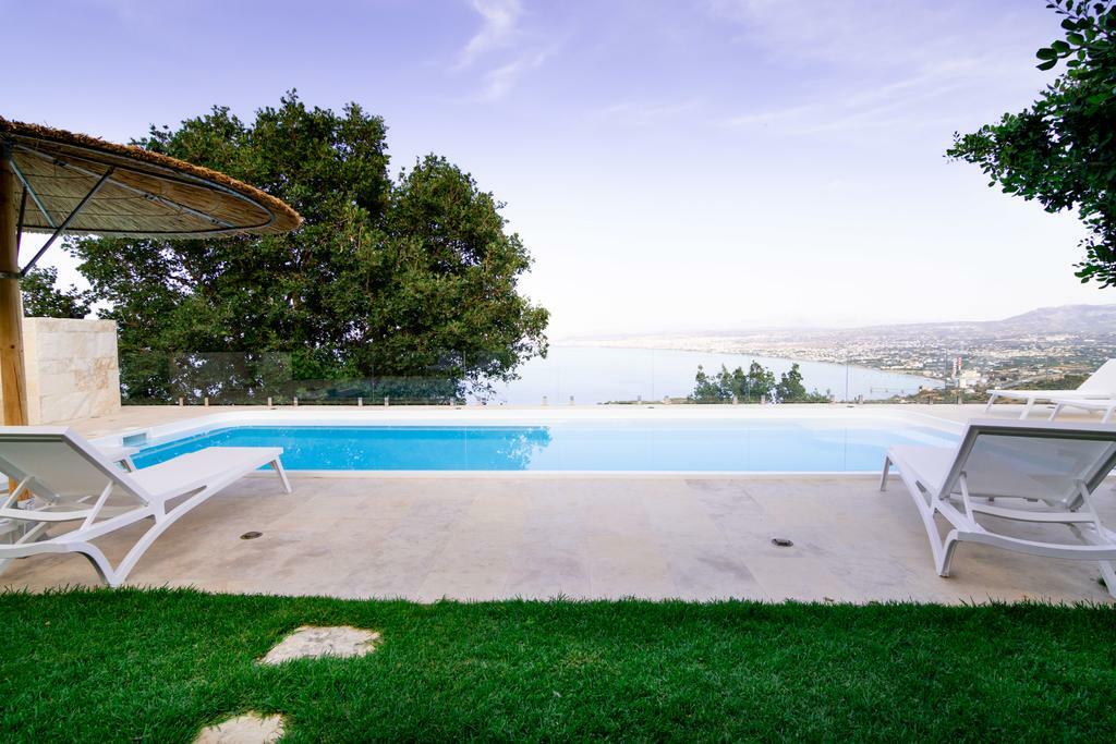 Villa Vollard With Amazing View Pool 伊拉克利翁 设施 照片