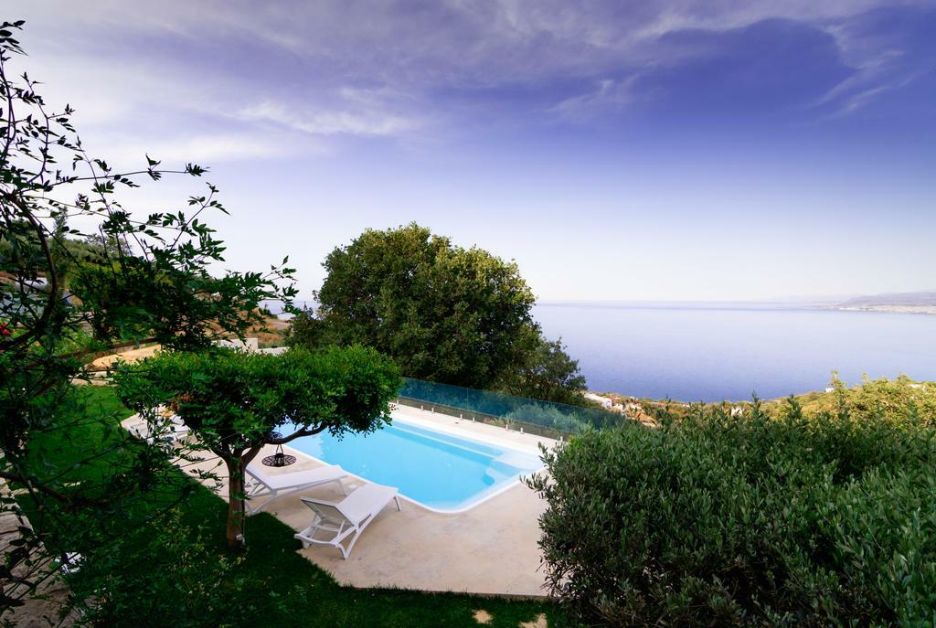 Villa Vollard With Amazing View Pool 伊拉克利翁 设施 照片
